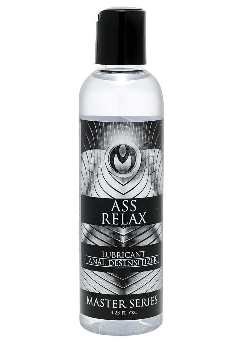 Master Series Ass Relax 120 ml, znecitlivující anální lubrikant