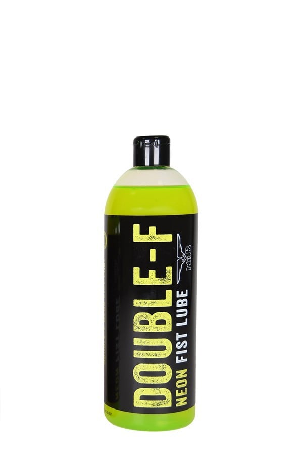 Mister B Double-F Neon Fist Lube 1000 ml, lubrikant na vodní bázi svítící pod UV světlem