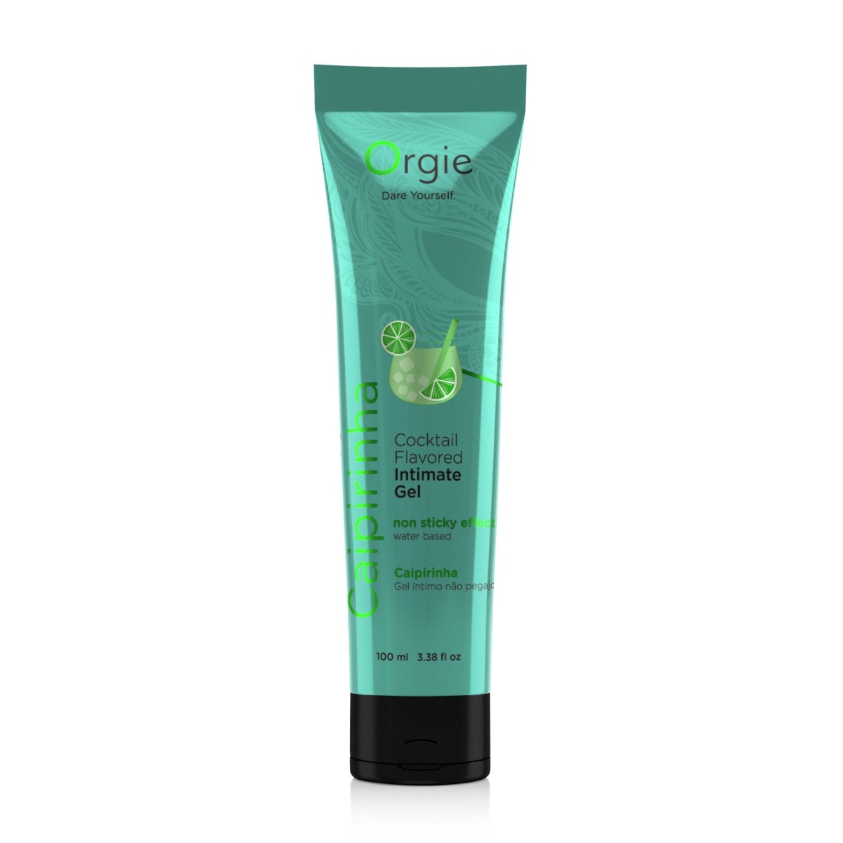 Orgie Lube Tube Cocktail Caipirinha 100 ml, intimní gel na vodní bázi s příchutí Caipirinha