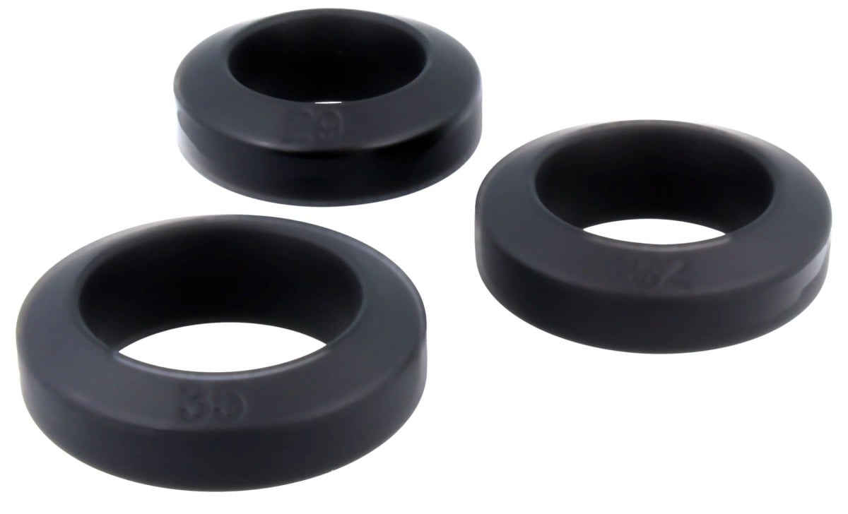 Titus Silicone Series Stackers Cock & Ball Rings 3 Pack, 3 silikónové erekčné krúžky s priemerom 29, 32 a 35 mm