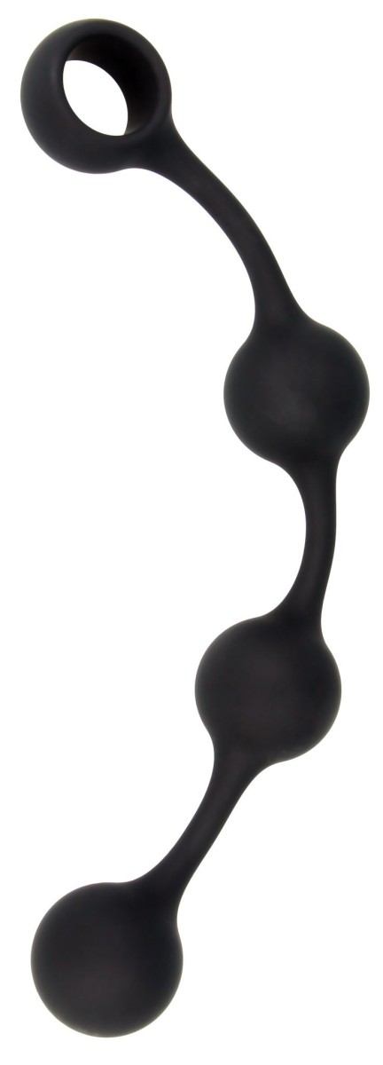 Titus Silicone Series Rattle Snake Weighted Anal Balls 40 mm, análna reťaz s pohyblivými guľôčkami vo vnútri 30,5 x 4 cm