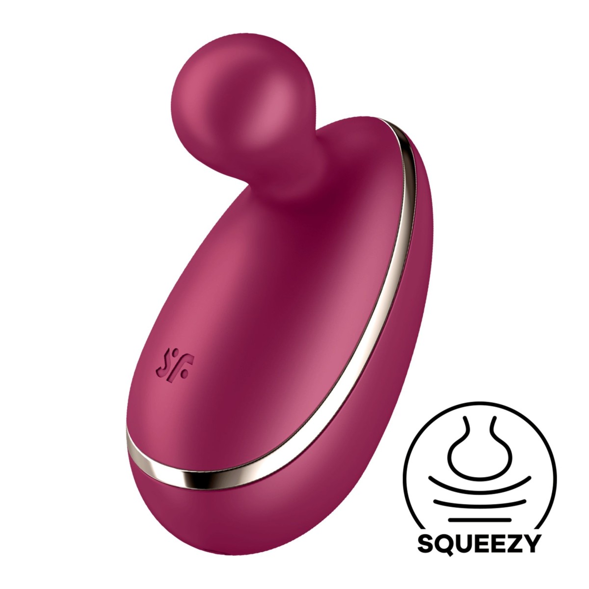 Přikládací vibrátor Satisfyer Spot On 1 Berry, silikonový vibrátor na klitoris