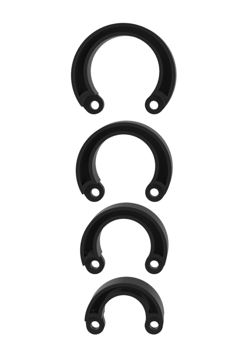 Shots ManCage Spare Rings Set Black, sada náhradních spojovacích kroužků