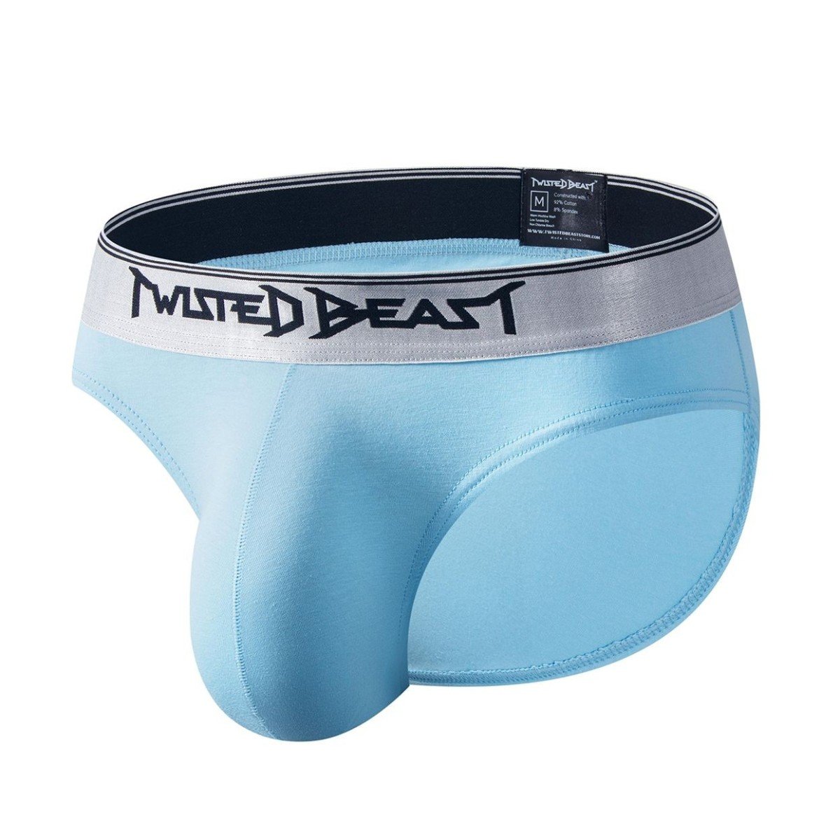 Twisted Beast Y2K Brief Aqua