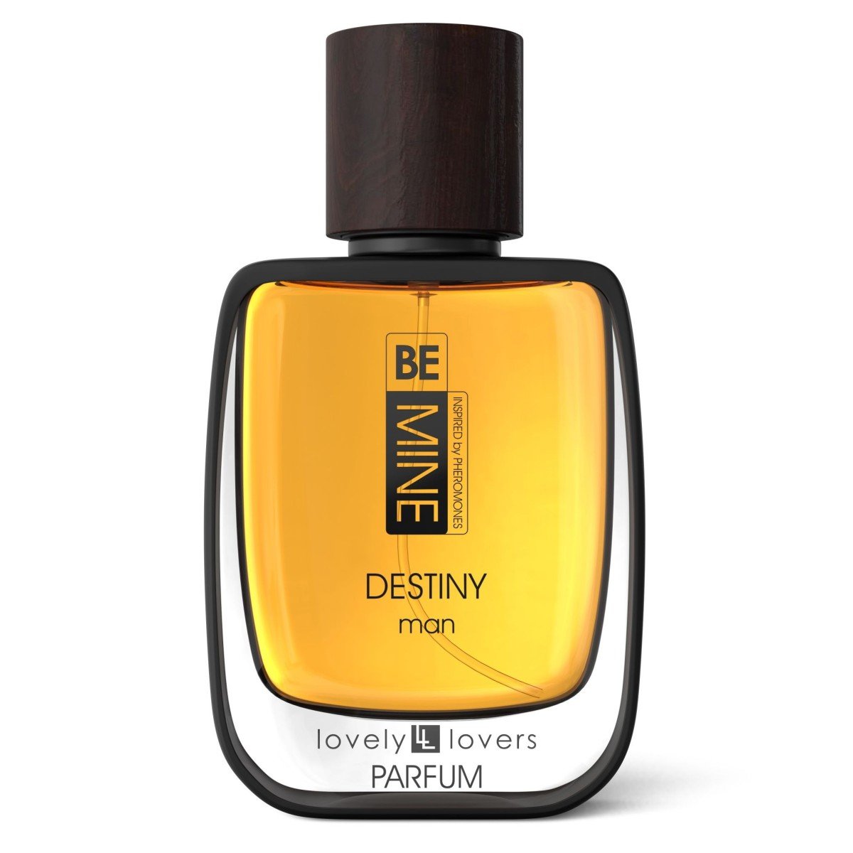 Valavani Lovely Lovers BeMINE Destiny Man 50 ml, dřevito-ovocno-kouřový pánský parfém pro zvýšení sexuální přitažlivosti