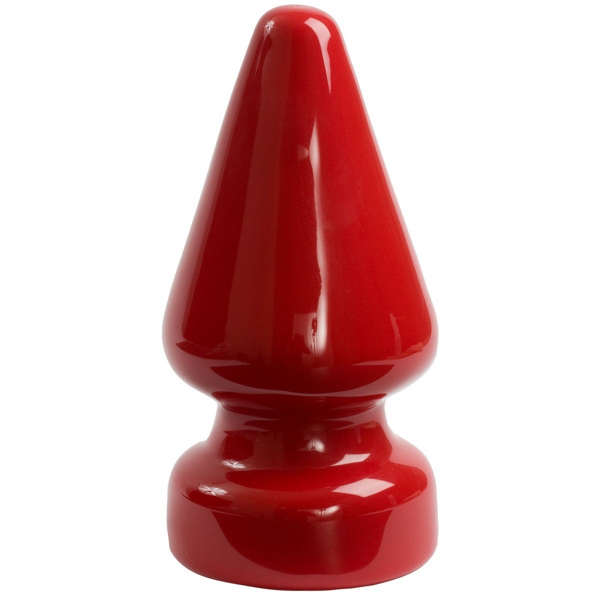 Doc Johnson Red Boy The Challenge XL Butt Plug, XL červený análny kolík 23,5 x 11,5 cm