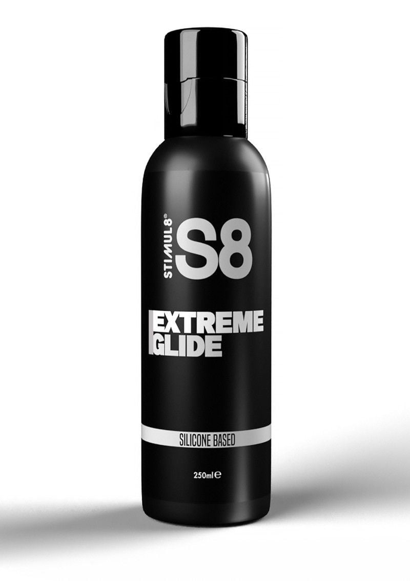 Stimul8 Extreme Glide 250 ml, lubrikant na silikónovej báze s relaxačným účinkom