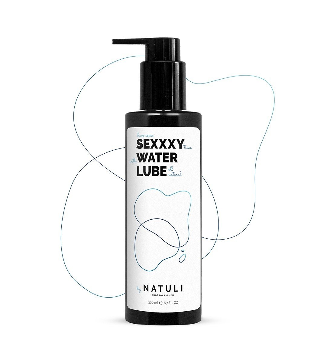 Natuli SEXXXY Water Lube 200 ml, 100% přírodní lubrikační gel na vodní bázi