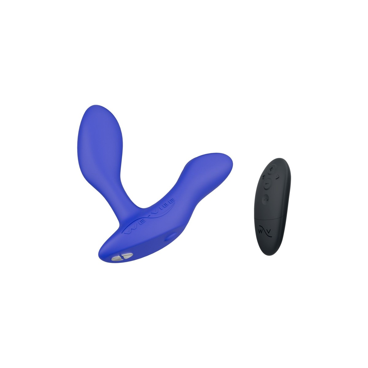 Vibrační stimulátor prostaty We-Vibe Vector+ Royal Blue, stimulátor prostaty a hráze ovládaný dálkovým ovladačem nebo mobilní aplikací