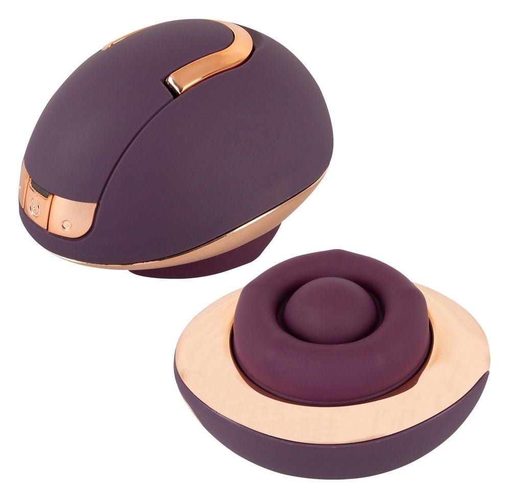 Prikladací vibrátor Belou Rotating Vulva Massager