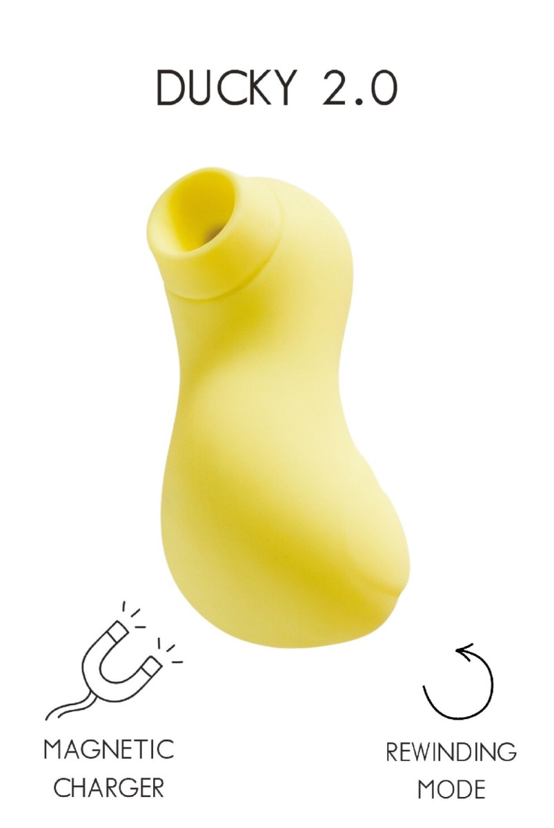 Stimulátor klitorisu Lola Games Fantasy Ducky 2.0 Yellow, bezdotykový stimulátor klitorisu