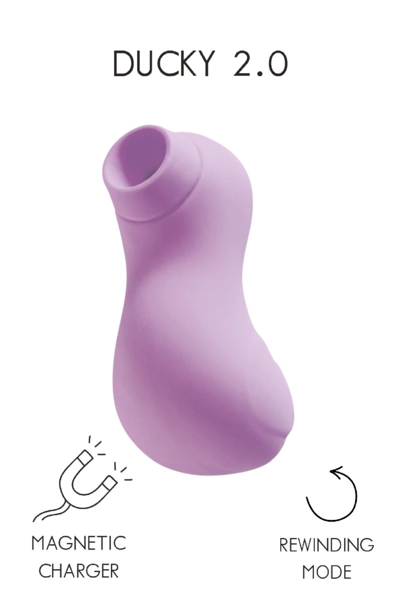 Stimulátor klitorisu Lola Games Fantasy Ducky 2.0 Lavender, bezdotykový stimulátor klitorisu