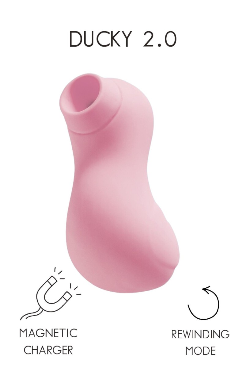 Stimulátor klitorisu Lola Games Fantasy Ducky 2.0 Pink, bezdotykový stimulátor klitorisu