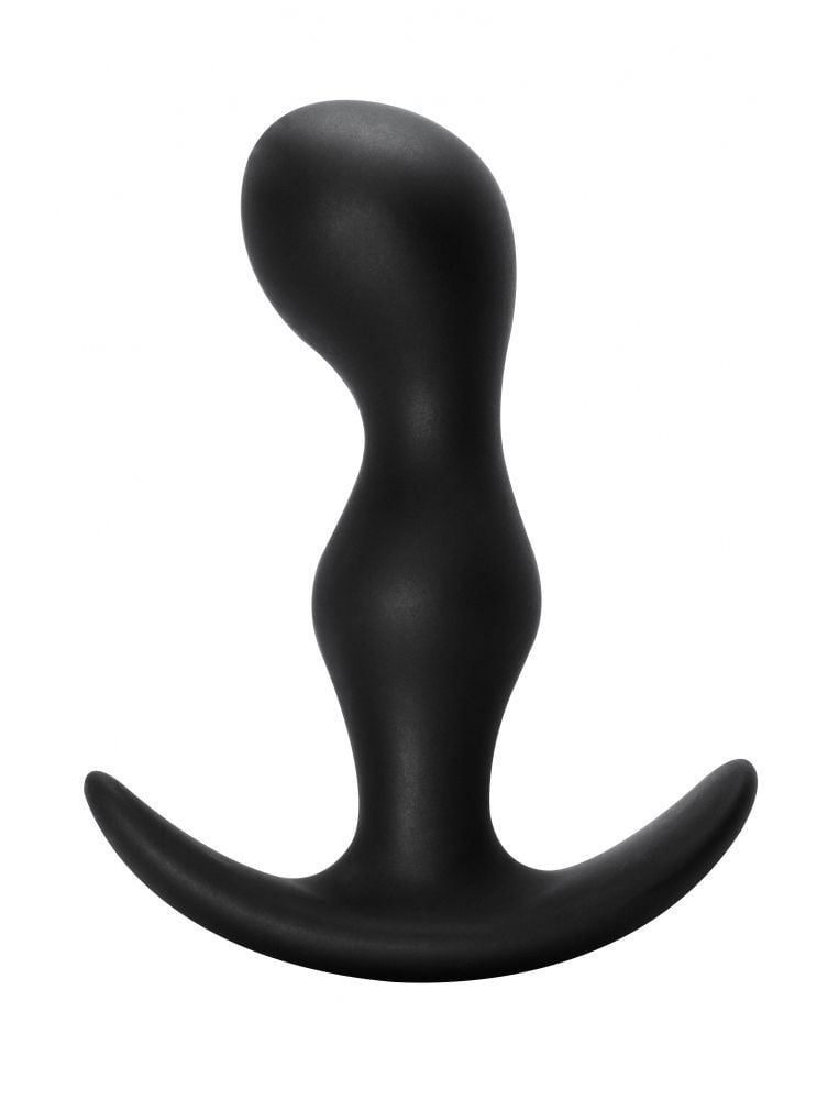 Anální kolík Lola Games Spice It Up Classy Black, silikonový anální kolík 11,5 x 1,7–3,5 cm