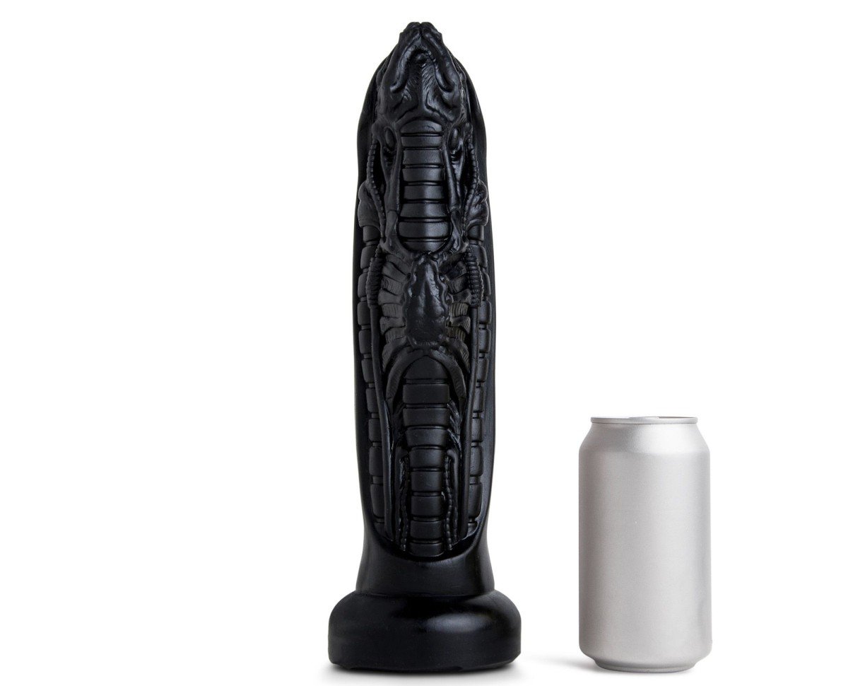 Mr. Hankey’s Toys Alien Breeder LG/XL, prémiové silikonové dildo s Vac-U-Lock 33,7 x 6,9–9,7 cm