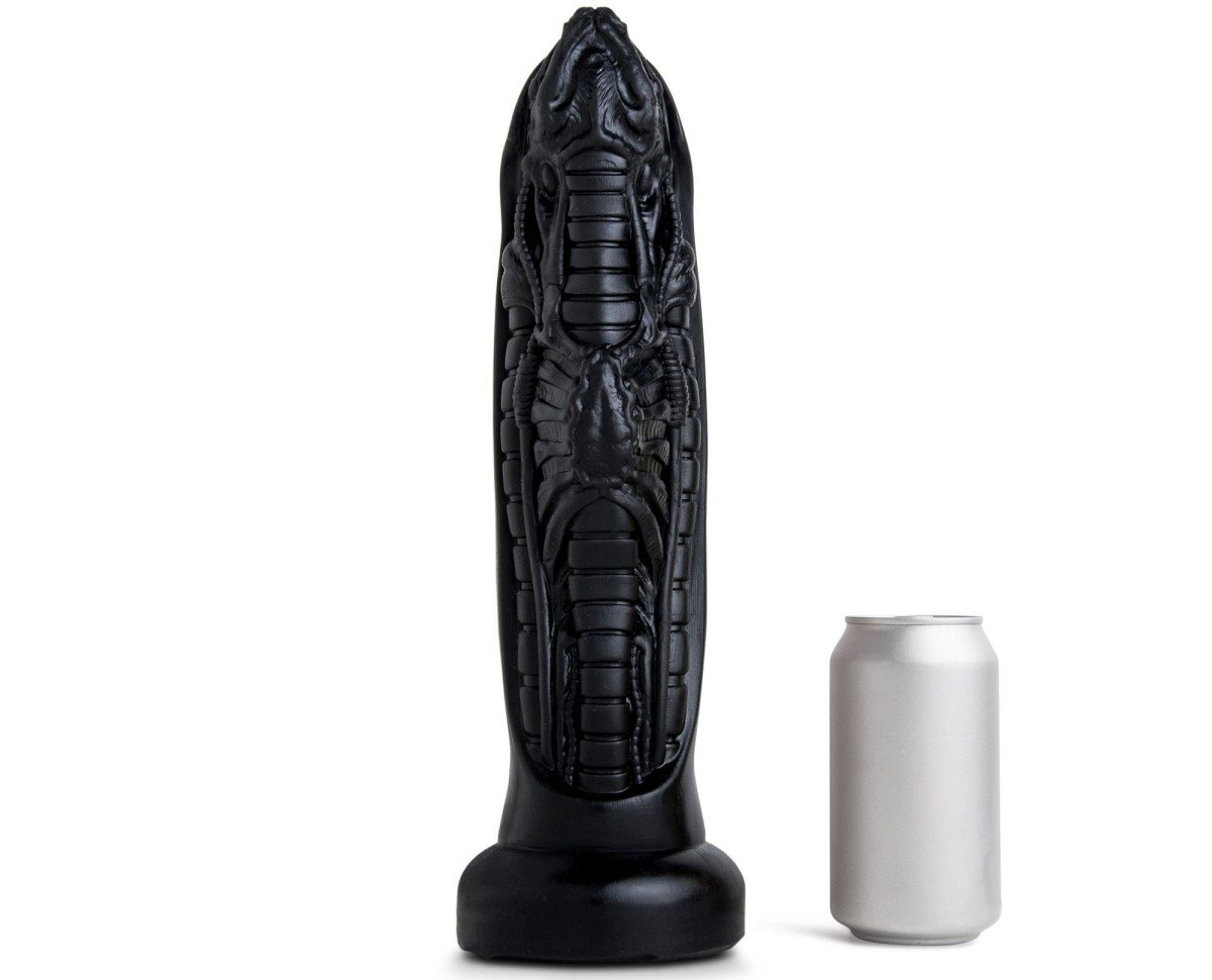 Mr. Hankey’s Toys Alien Breeder XXXL, prémiové silikonové dildo s Vac-U-Lock 38,4 x 8,1–11,3 cm