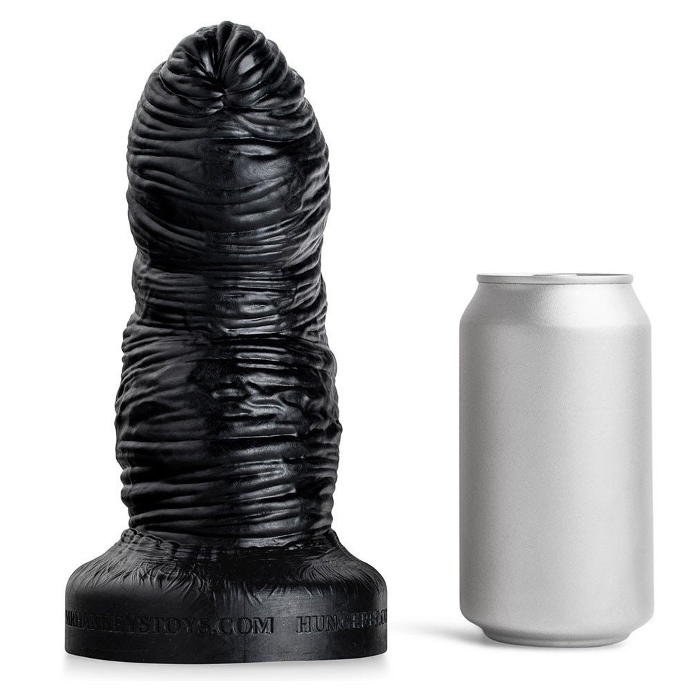 Mr. Hankey’s Toys HungerFF Medium, prémiové silikonové dildo s Vac-U-Lock 20,8 x 6,3–7,8 cm