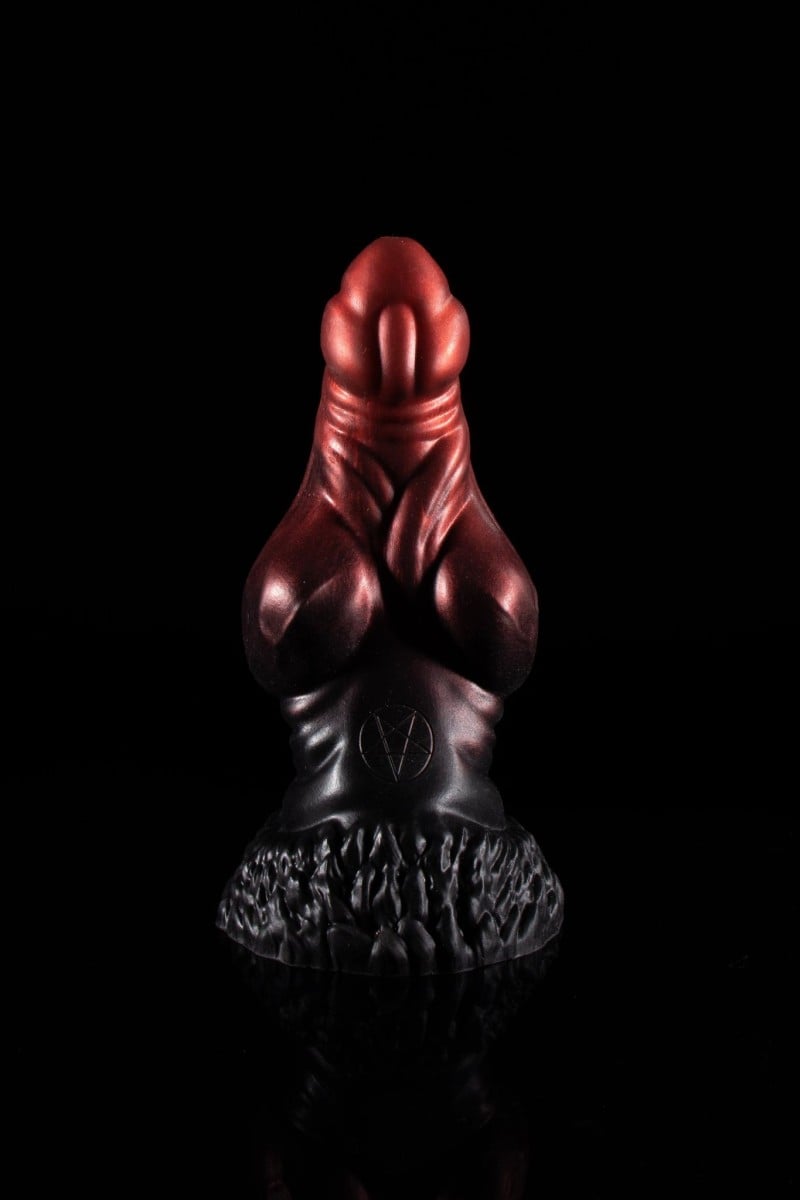 Dildo Twisted Beast Uriens Demon Blood (Ombre) střední