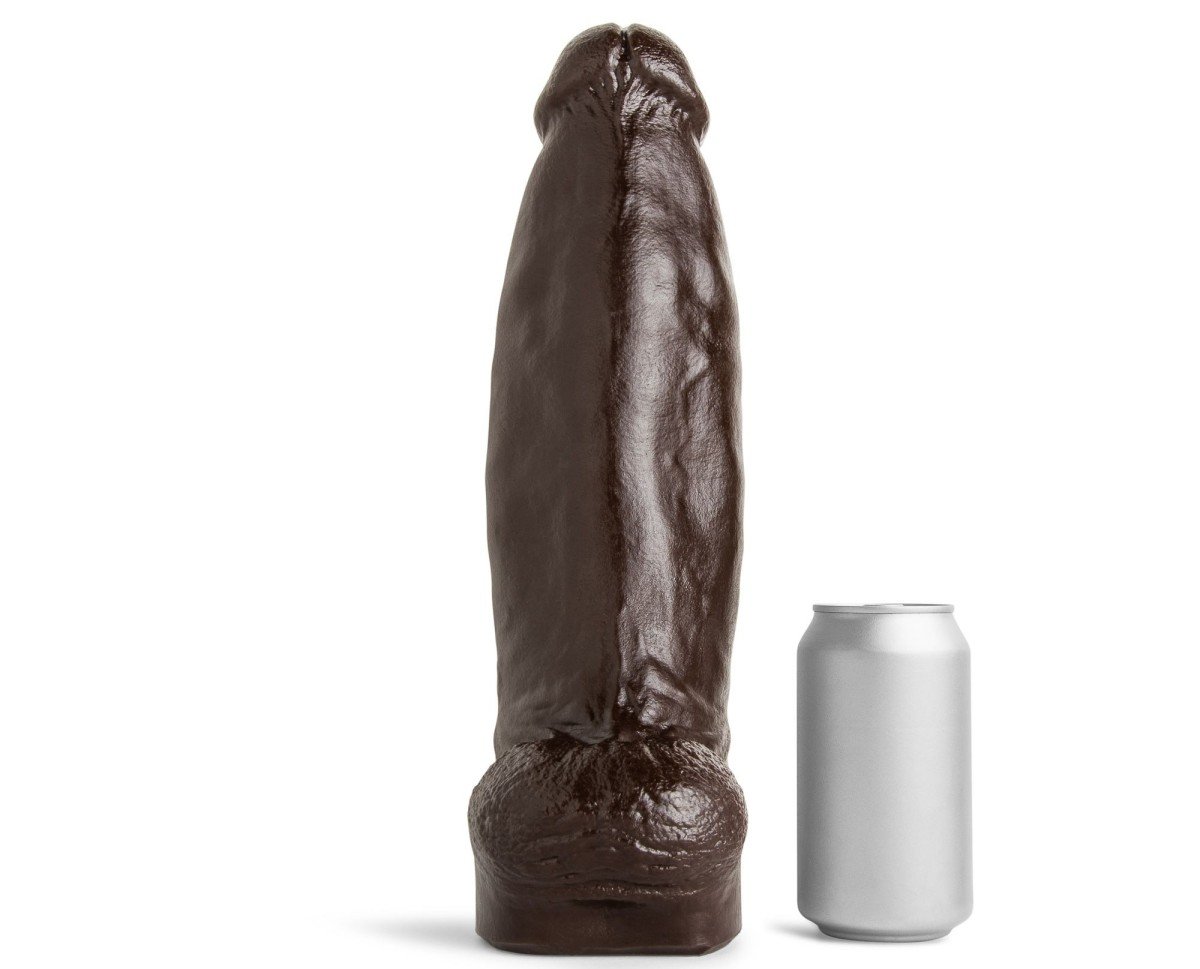 Mr. Hankey’s Toys Beefcake XXXL, prémiové silikonové dildo s Vac-U-Lock 34,6 x 6,1–10,2 cm