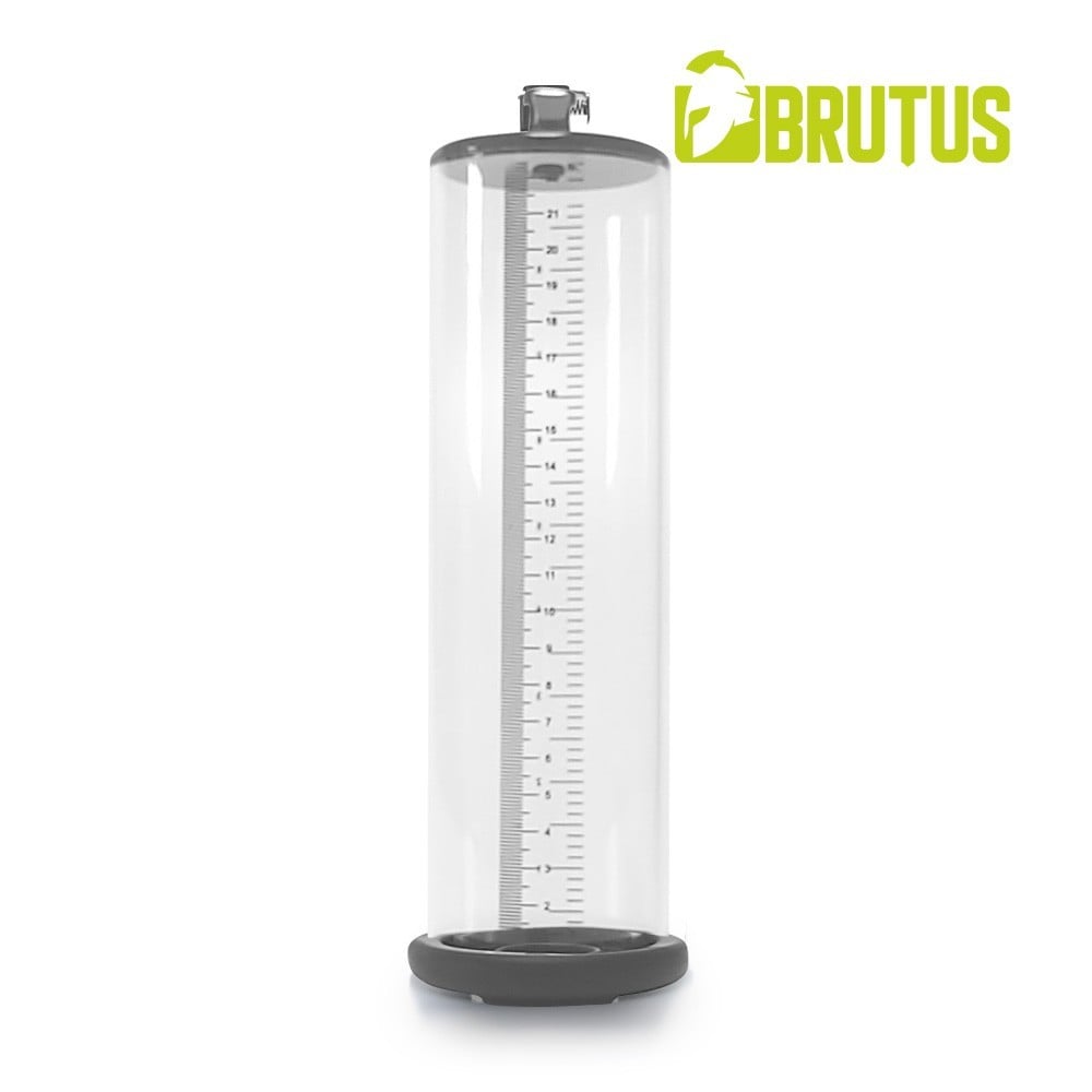 Brutus Premium Penis Cylinder 9 x 2.5 inch, priehľadný valec na penis pre vákuové pumpy 23 x 6,4 cm