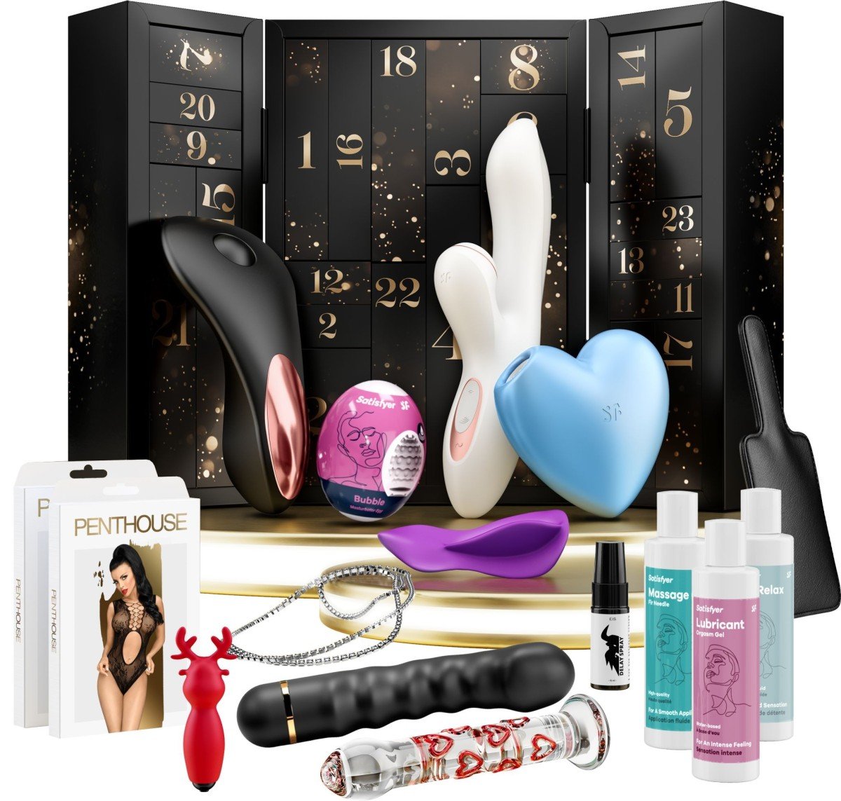 Satisfyer Premium Advent Calendar, erotický adventný kalendár