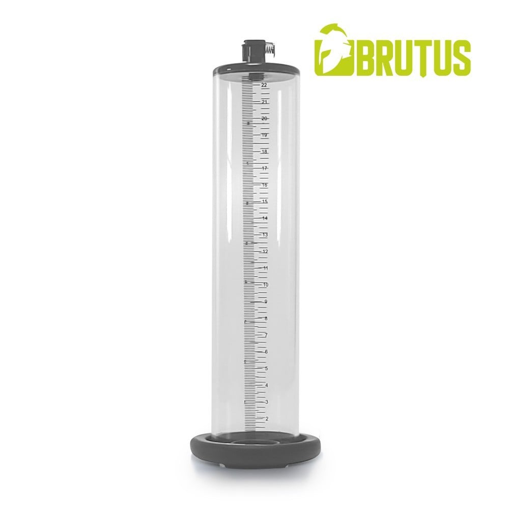 Brutus Premium Penis Cylinder 9 x 2 inch, průhledný válec na penis pro vakuové pumpy 23 x 5 cm