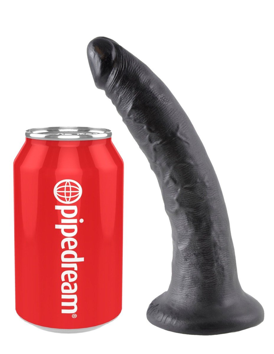 Realistické dildo King Cock 7″ čierne