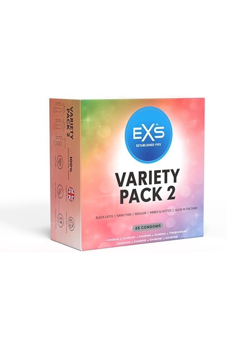 EXS Variety Pack 2 Condoms 48 Pack