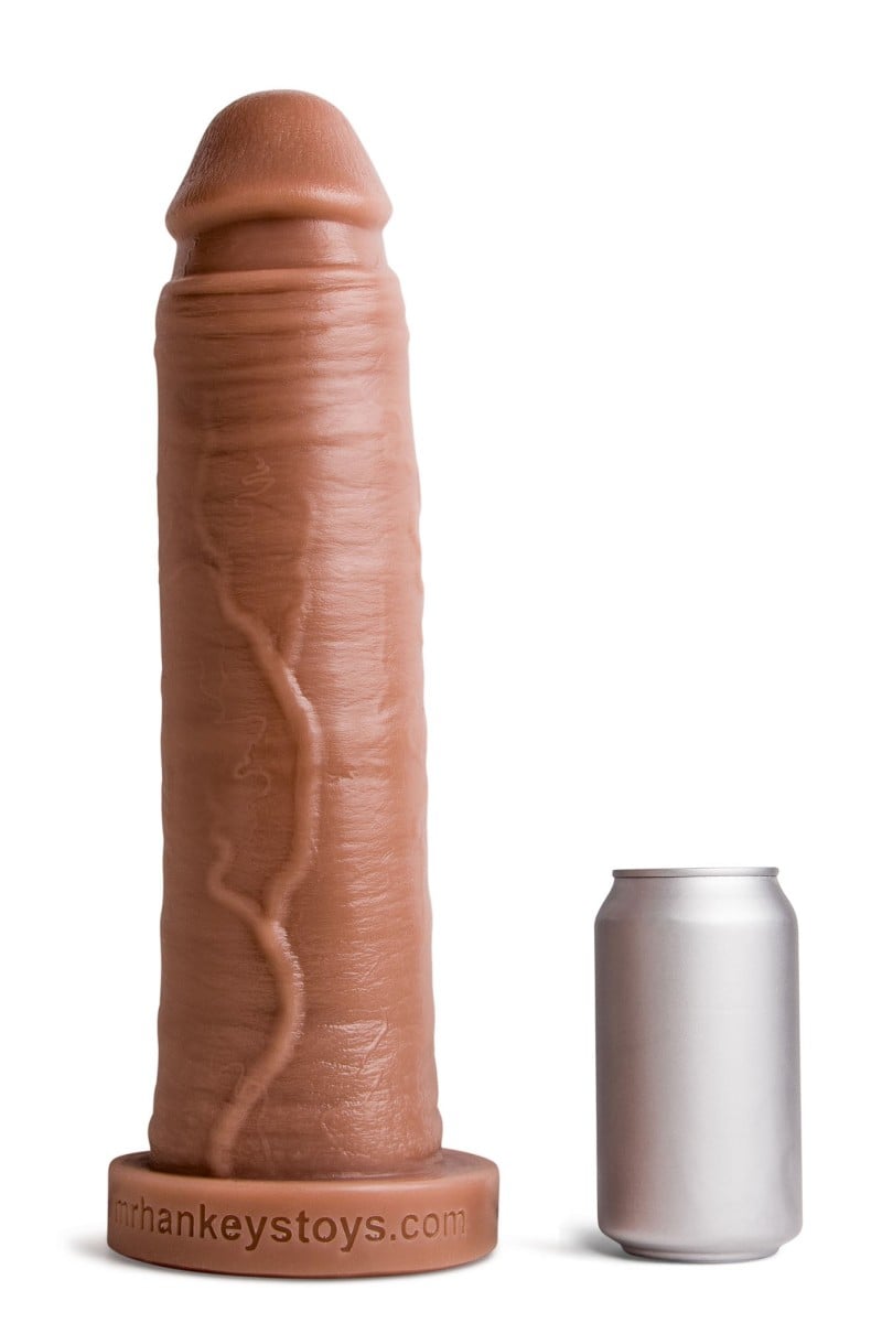 Mr. Hankey’s Toys Big Daddy XXXL, prémiové silikonové dildo s Vac-U-Lock 39,8 x 7,4–10,1 cm