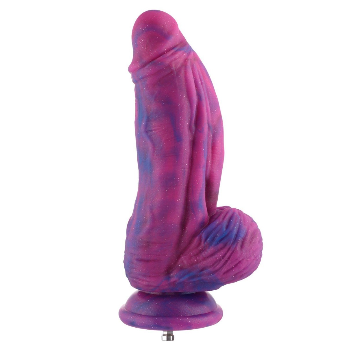 Hismith HSA102, silikonové dildo s přísavkou a KlicLok konektorem 24 x 5–6,5 cm