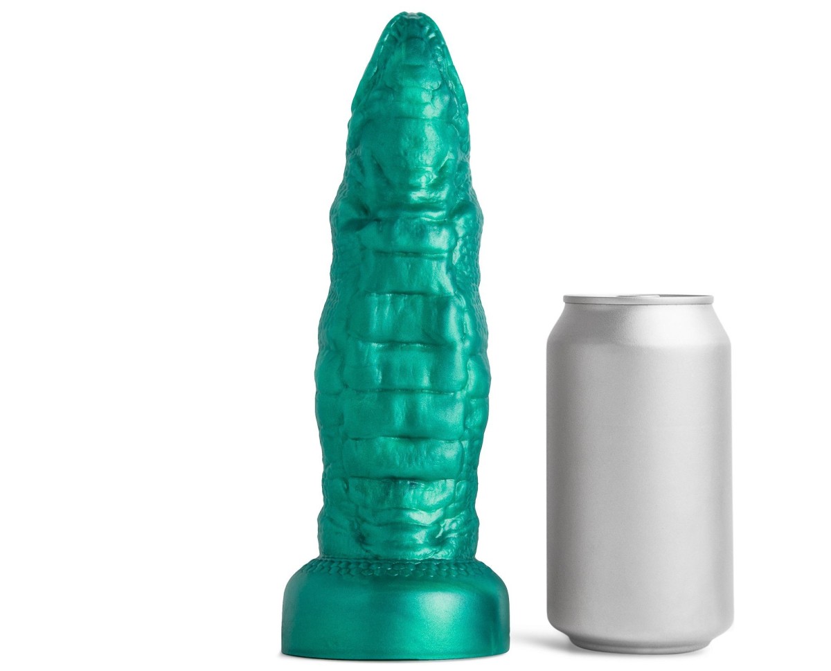 Mr. Hankey’s Toys Cockadile Small, prémiové silikonové dildo s Vac-U-Lock 24 x 4,6–6,4 cm