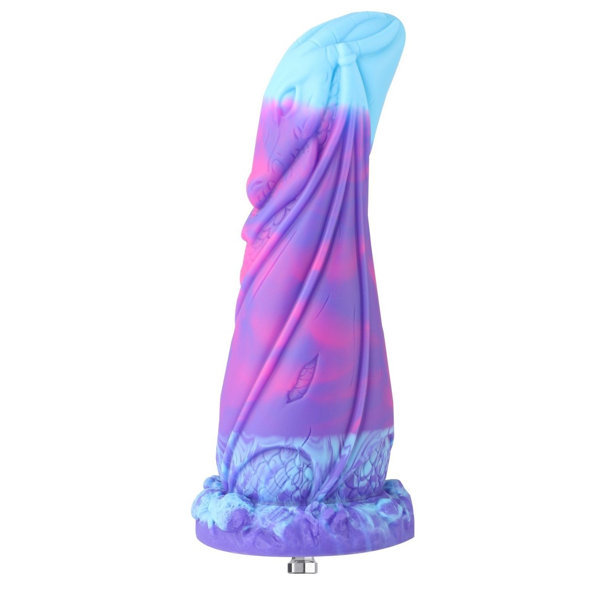 Hismith HSA139, silikonové dildo s přísavkou a KlicLok konektorem 19,5 x 4,2–6,2 cm