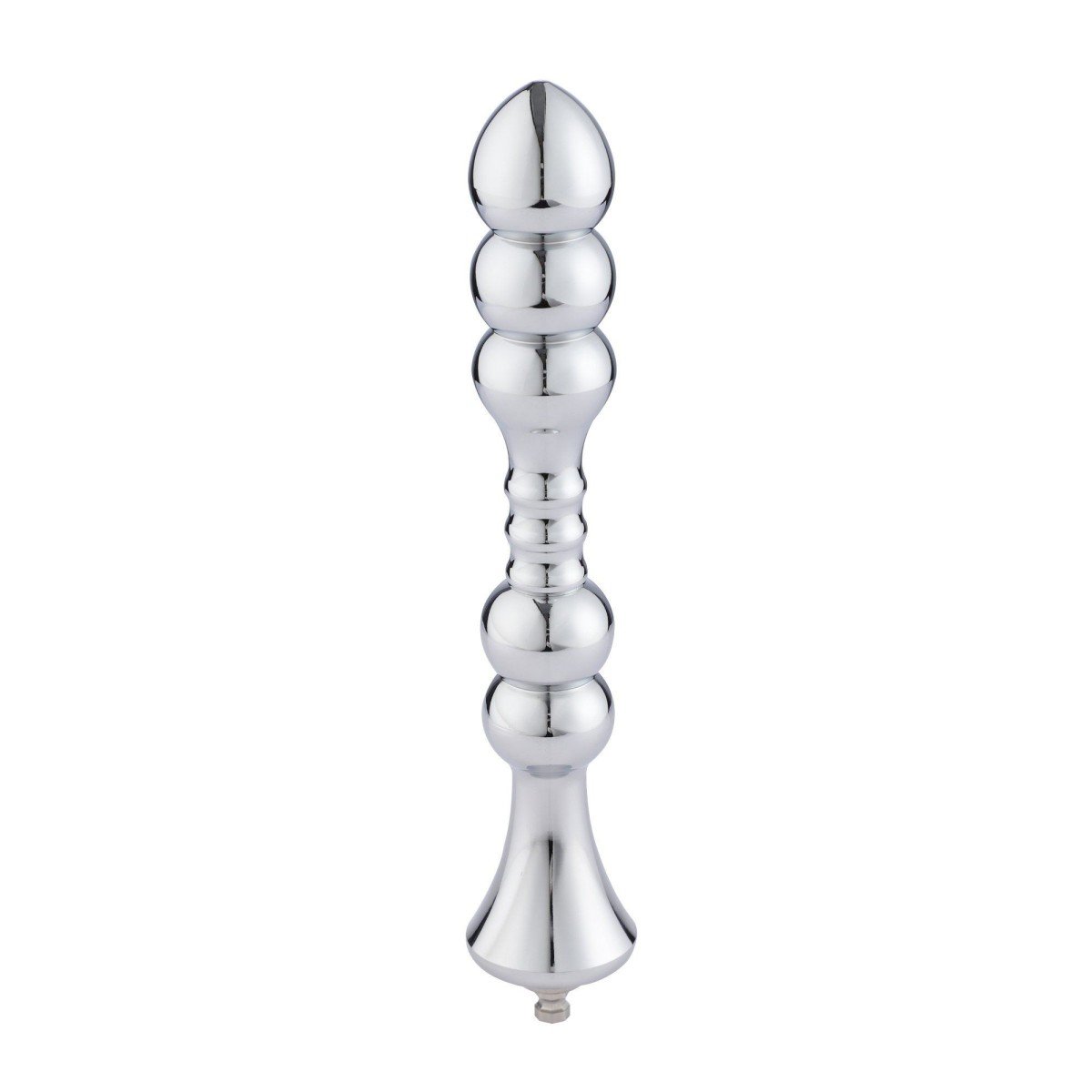 Hismith HSA98, kovové dildo s KlicLok konektorem 20,5 x 1,9–3,2 cm