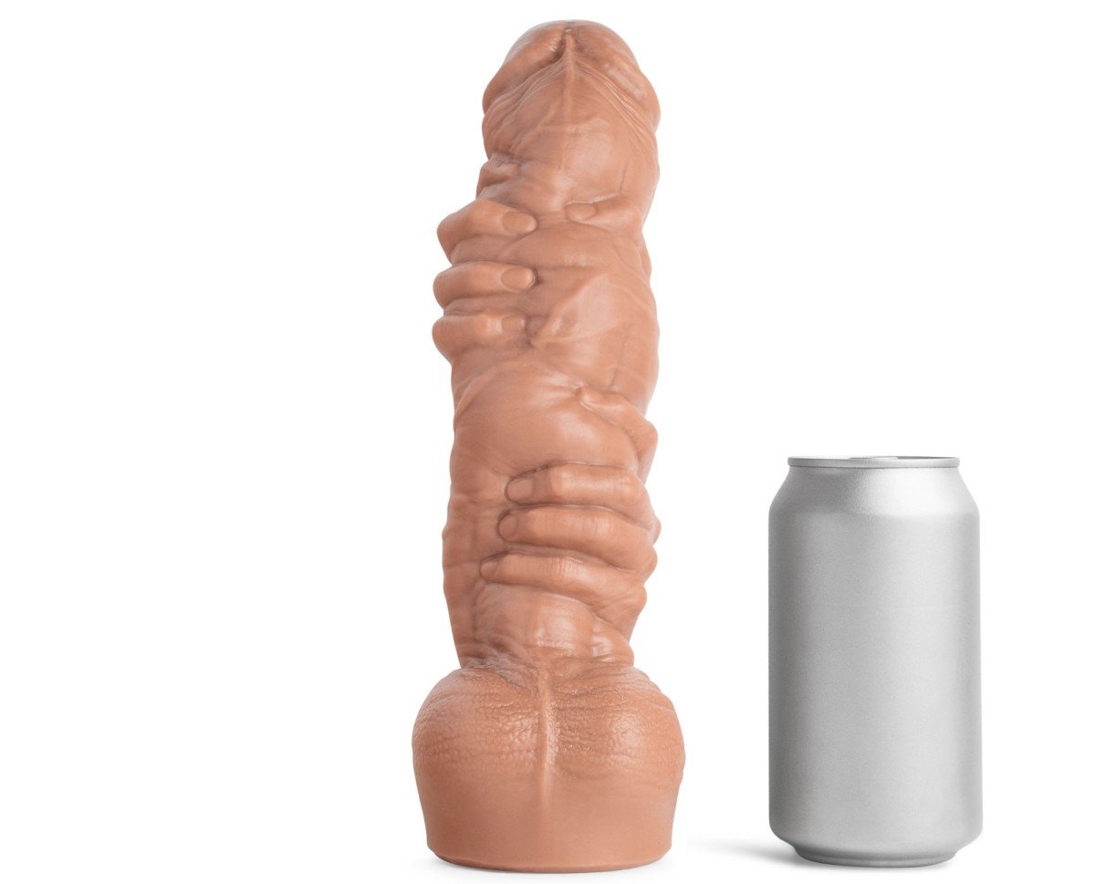 Mr. Hankey’s Toys Dana’s Grip Small/Medium, prémiové silikonové dildo s Vac-U-Lock 26,5 x 5,1–6,7 cm