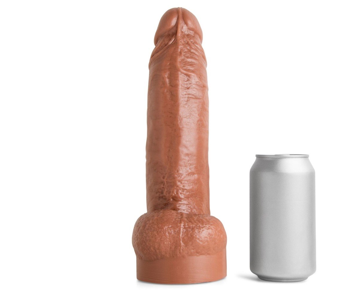 Mr. Hankey’s Toys Dominic Pacifico Medium, prémiové silikonové dildo s Vac-U-Lock 28,3 x 4,7–6,7 cm