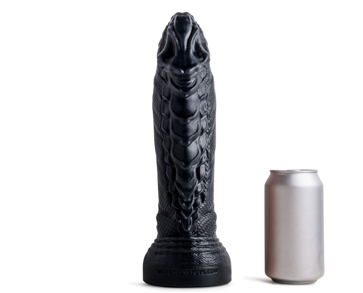 Mr. Hankey’s Toys Dragon Medium/Large, prémiové silikonové dildo s Vac-U-Lock 31,3 x 6,8–8,9 cm