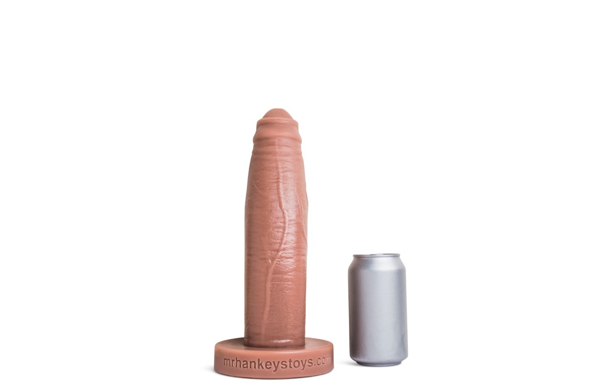 Mr. Hankey’s Toys El Rey Medium, prémiové silikonové dildo s Vac-U-Lock 29,8 x 4,9–7,1 cm