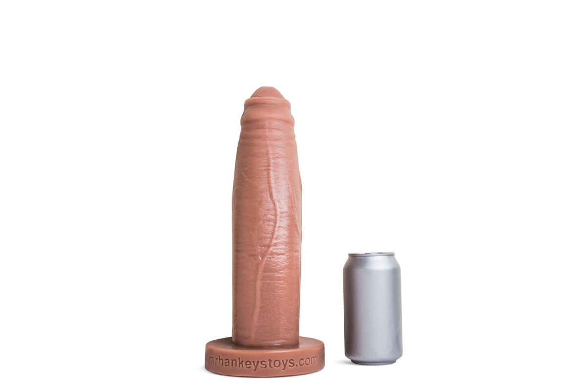 Mr. Hankey’s Toys El Rey Large, prémiové silikonové dildo s Vac-U-Lock 32,5 x 5,4–7,8 cm