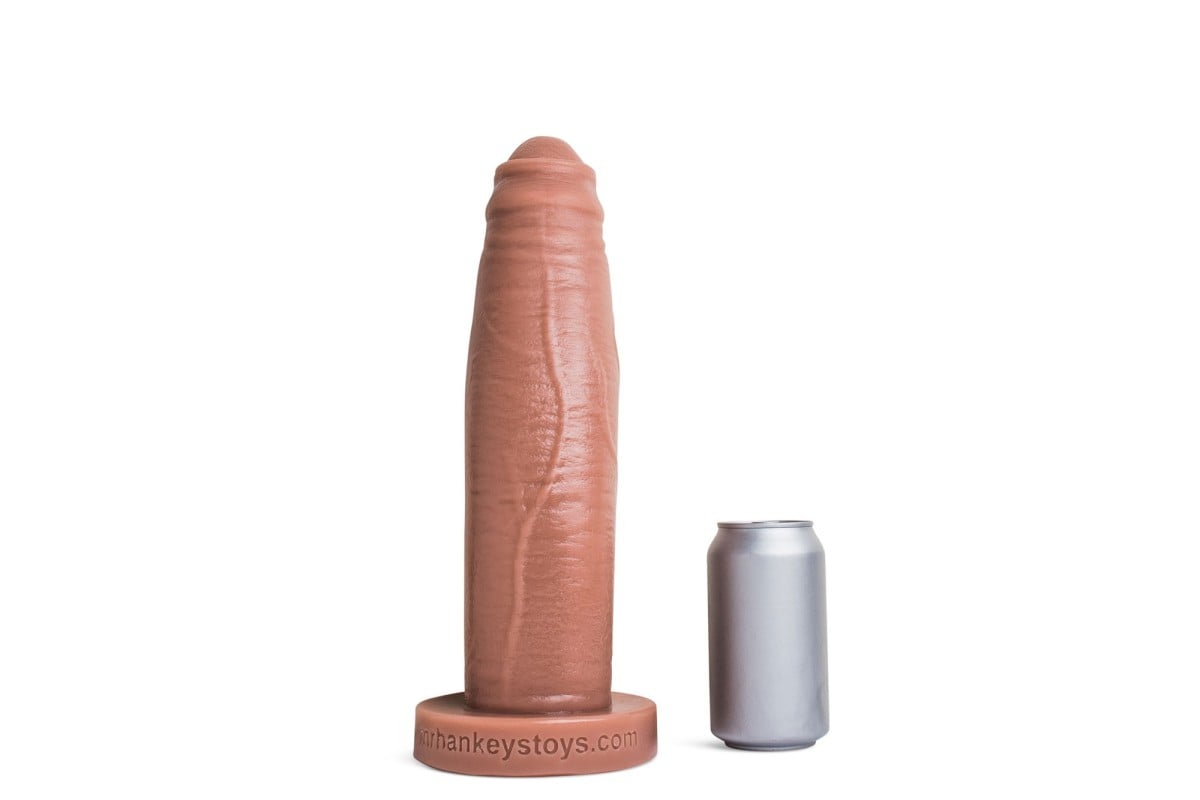 Mr. Hankey’s Toys El Rey XL, prémiové silikonové dildo s Vac-U-Lock 35,5 x 5,9–8,3 cm