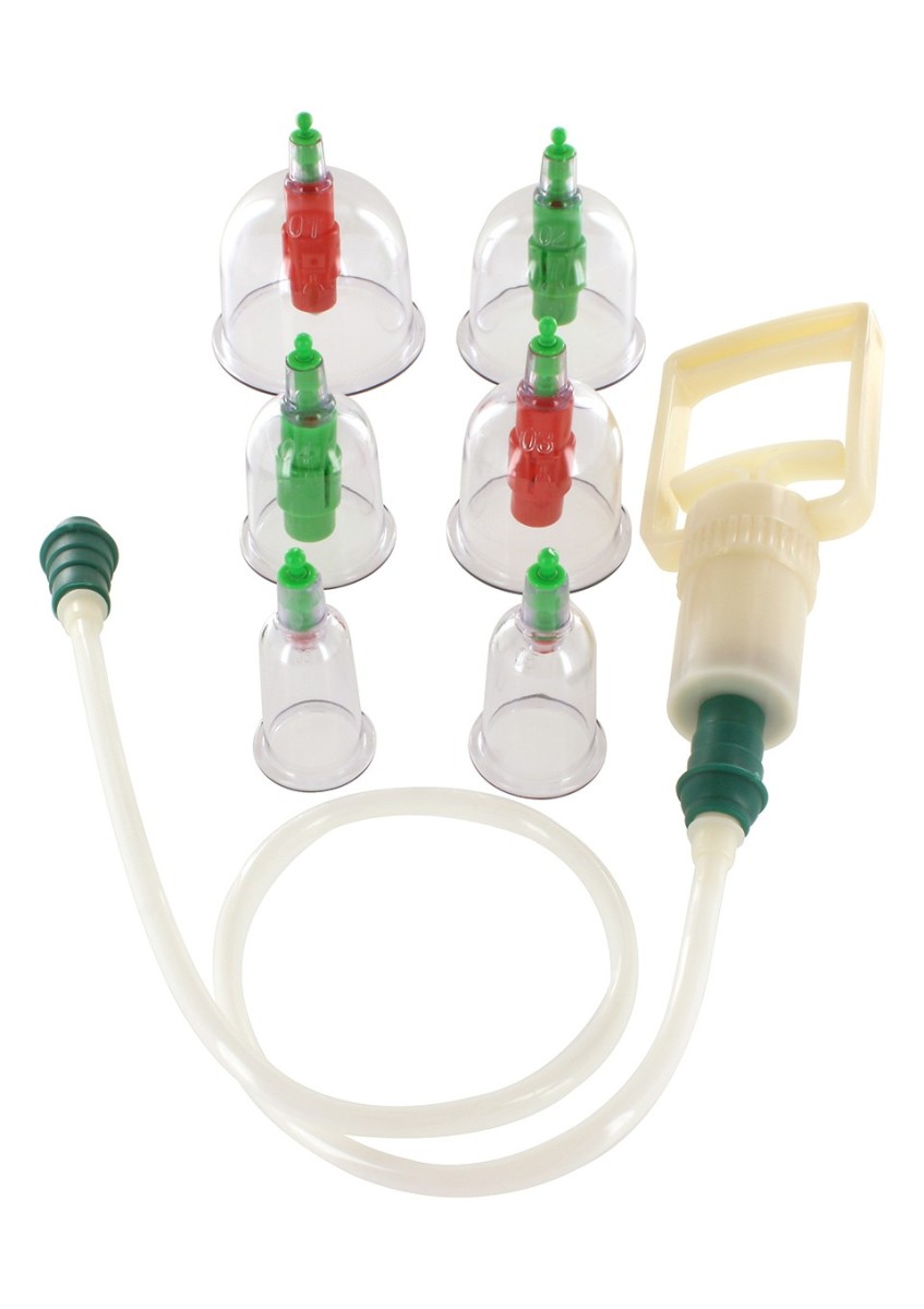 Suction cupping set, prísavky na bradavky 6 ks