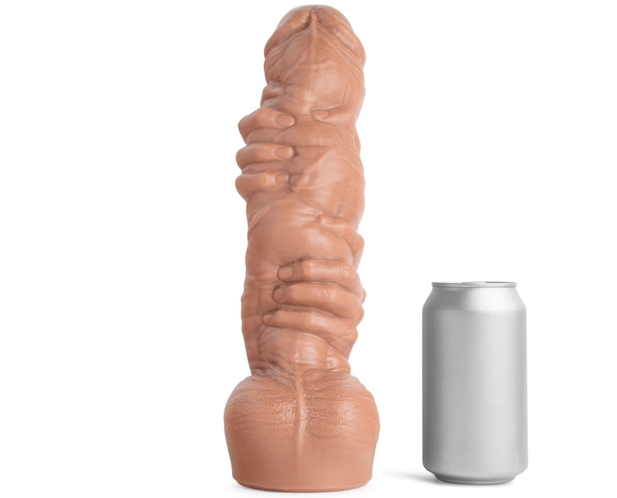 Mr. Hankey’s Toys Dana’s Grip MD/LG, prémiové silikonové dildo s Vac-U-Lock 31,2 x 6,3–9 cm