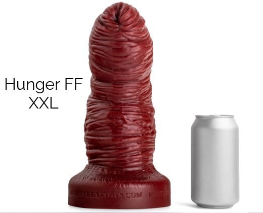 Dildo Hankey’s Toys HungerFF Blood Red XXL