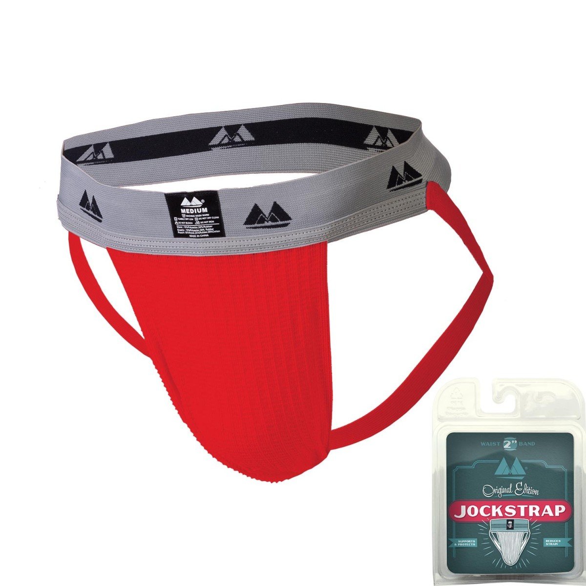 Jocksy MM Jockstrap červené S, pánské jocksy