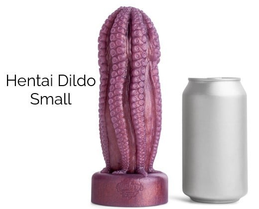 Mr. Hankey’s Toys Hentai Dildo Small, prémiové silikonové dildo s Vac-U-Lock 19,5 x 5,8–6,8 cm