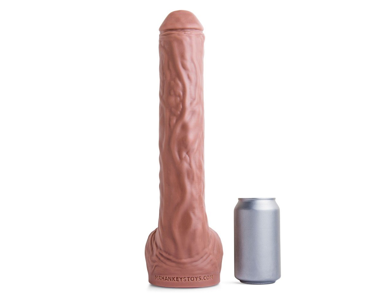 Mr. Hankey’s Toys Long John, prémiové silikonové dildo s Vac-U-Lock 43 x 6,5–7 cm