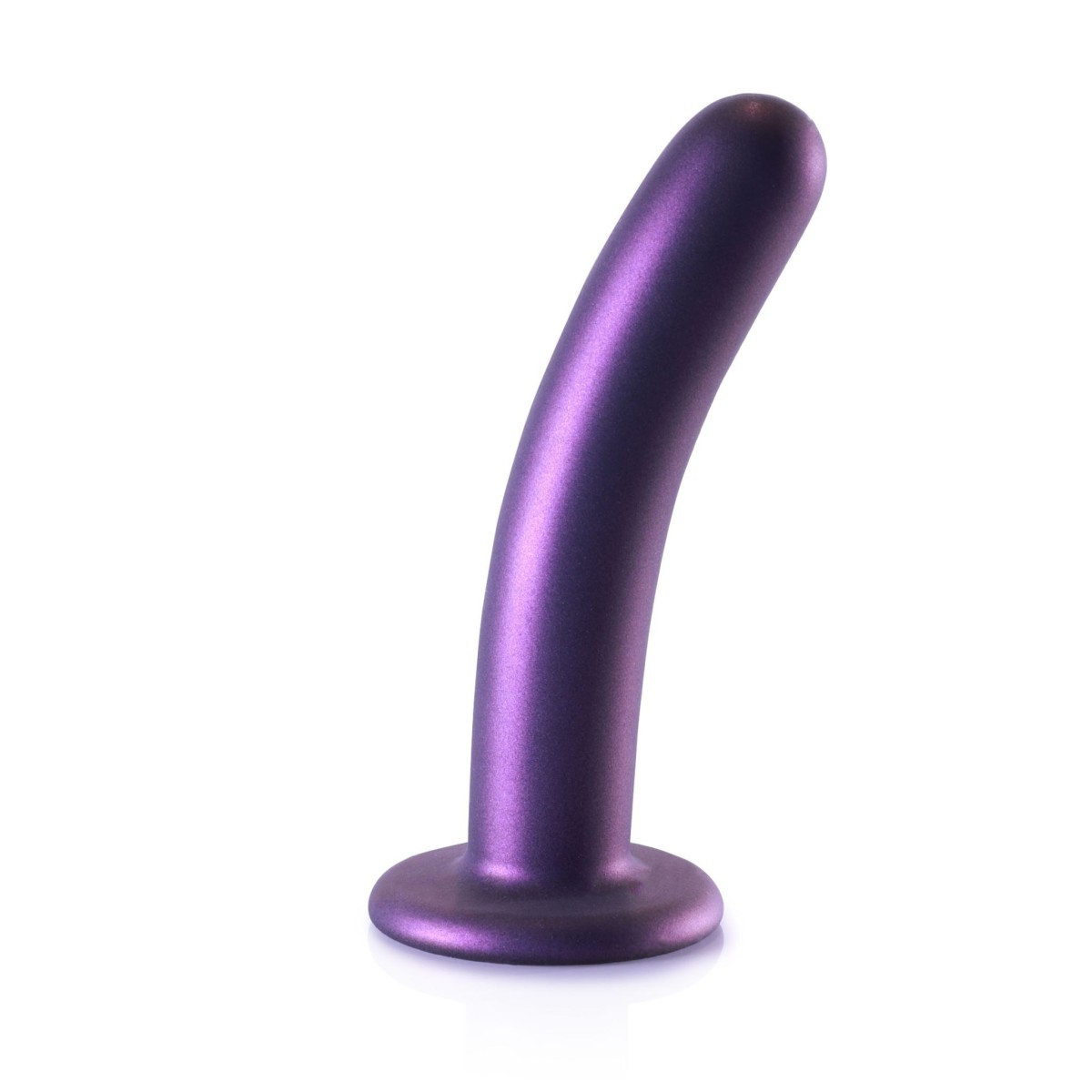 Dildo Ouch! Smooth Silicone G-Spot Dildo 6" Purple, silikonové dildo s přísavkou 15 x 2,9 cm