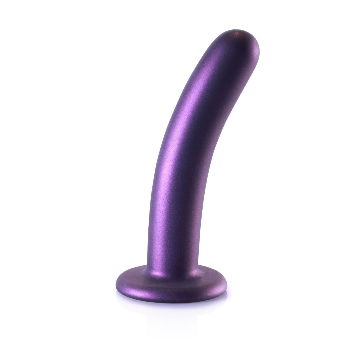 Dildo Ouch! Smooth Silicone G-Spot Dildo 6" Purple