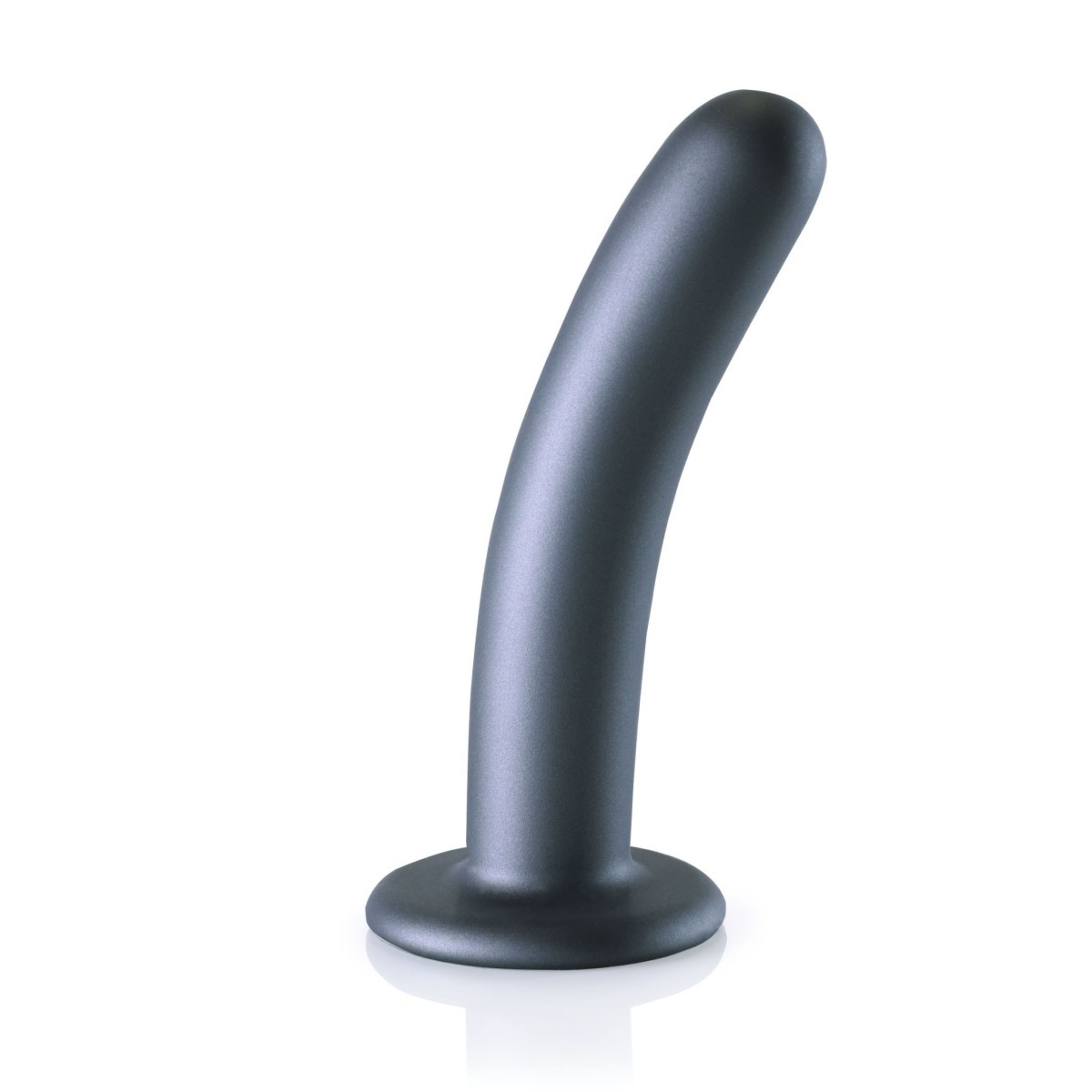 Dildo Ouch! Smooth Silicone G-Spot Dildo 6" Gun, silikonové dildo s přísavkou 15 x 2,9 cm