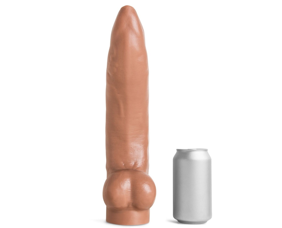 Mr. Hankey’s Toys XXXCalibur MED/LG, prémiové silikonové dildo s Vac-U-Lock 36,5 x 5,3–7,3 cm