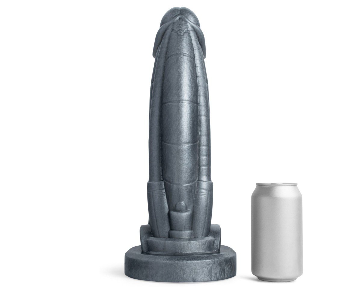 Mr. Hankey’s Toys Sex Machine XXL, prémiové silikonové dildo s Vac-U-Lock 35,2 x 6,5–8,5 cm